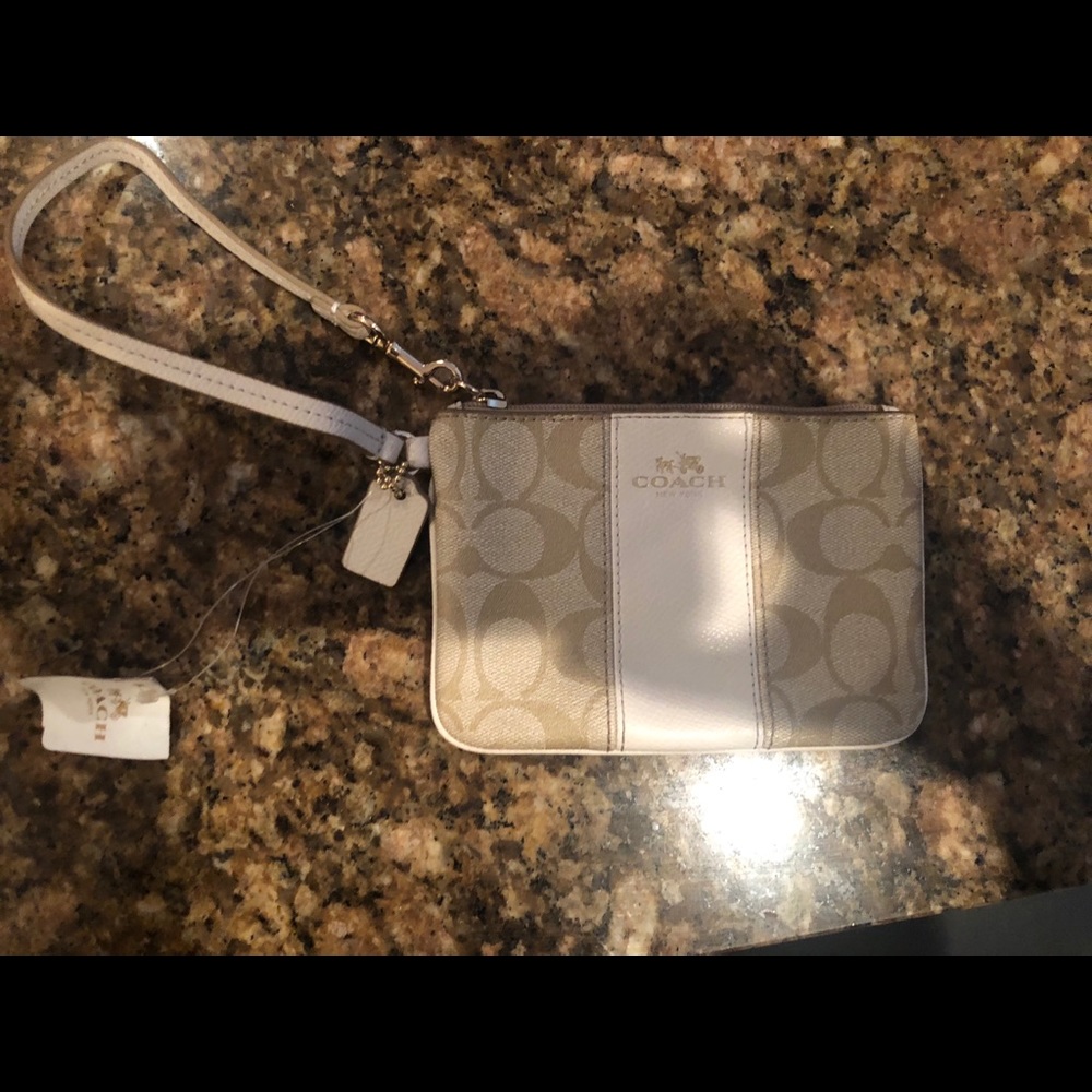 COACH Signature Wristlet NWT